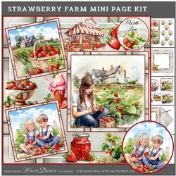 Strawberry Farm Mini Page Kit