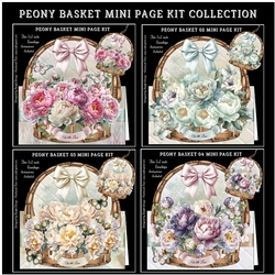Peony Basket Mini Page Kit Collection