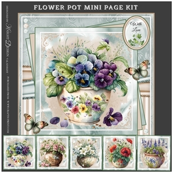 Flower Pot Mini Page Kit