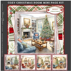 Cozy Christmas Room Mini Page Kit 