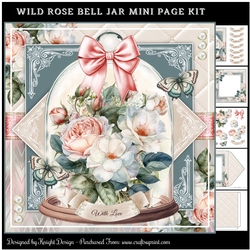 Wild Rose Bell Jar Mini Page Kit