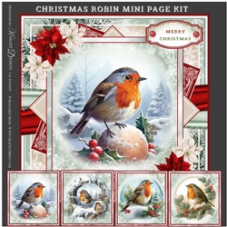 Christmas Robin Mini Page Kit 