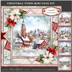 Christmas Town Mini Page Kit 