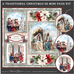 A Traditional Christmas 02 Mini Page Kit