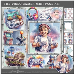 The Video Gamer Mini Page Kit