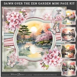 Dawn Over The Zen Garden Mini Page Kit