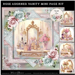 Rose Adorned Vanity Mini Page Kit
