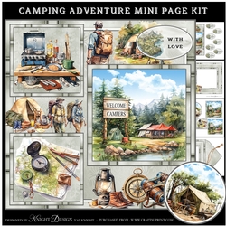 The Camping Adventure Mini Page Kit