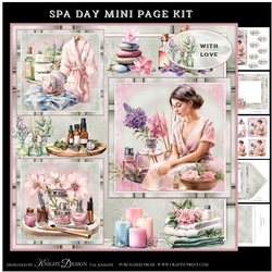 Spa Day Mini Page Kit