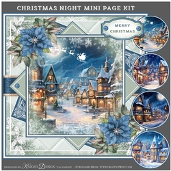 Christmas Night Mini Page Kit