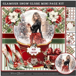 Glamour Snow Globe Mini Page Kit