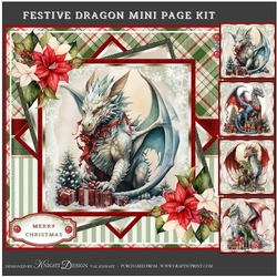 Festive Dragon Mini Page Kit