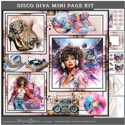 Disco Diva Mini Page Kit