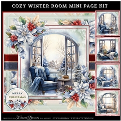 Cozy Winter Room Mini Page Kit