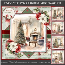Cozy Christmas House Mini Page Kit 