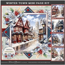 Winter Town Mini Page Kit