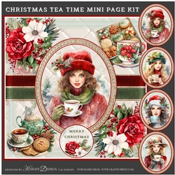 Christmas Tea Time Mini Page Kit