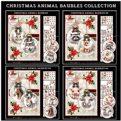 Christmas Animal Baubles Collection
