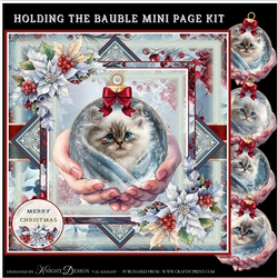 Holding The Bauble Mini Page Kit