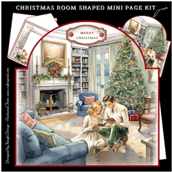 Christmas Room Shaped Mini Page Kit