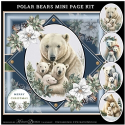 Polar Bears Mini Page Kit