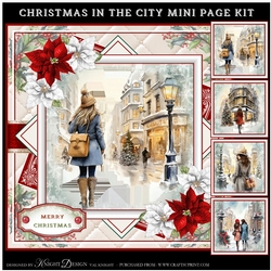 Christmas In The City Mini Page Kit