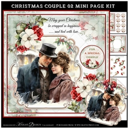 Christmas Couple 02 Mini Page Kit