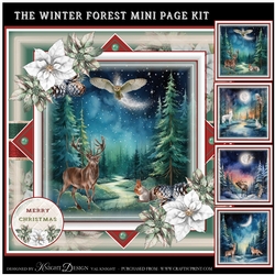 The Winter Forest Mini Page Kit 