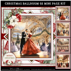 The Christmas Ballroom 02 Mini Page Kit