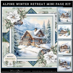 Alpine Winter Retreat Mini Page Kit