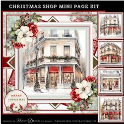 Christmas Shop Mini Page Kit