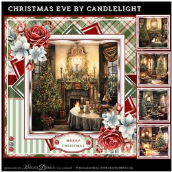 Christmas Eve By Candlight Mini Page Kit