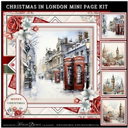 Christmas In London Mini Page Kit
