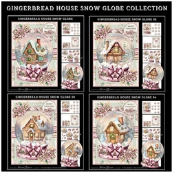 Gingerbread House Snow Globe Collection