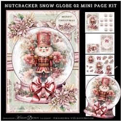 Nutcracker Snow Globe 02 Mini Page Kit