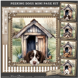  Peeking Dogs Mini Page Kit 