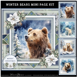 Winter Bears Mini Page Kit
