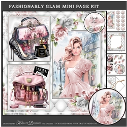 Fashionably Glam Mini Page Kit