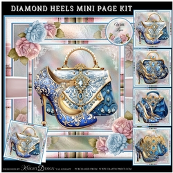 Diamond Heels Mini Page Kit