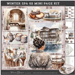 Winter Spa 02 Mini Page Kit