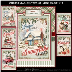 Christmas Quotes 02 Mini Page Kit