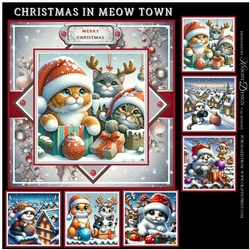 Christmas In Meow Town Mini Page Kit