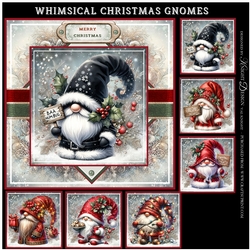 Whimsical Christmas Gnomes Mini Page Kit