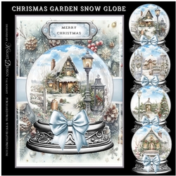 Christmas Garden Snow Globe Mini Page Kit