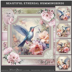 Beautiful Ethereal Hummingbirds Mini Page Kit 
