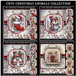 Cute Christmas Animals Collection