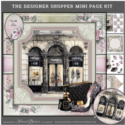 The Designer Shopper Mini Page Kit