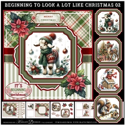 Its BeginingTo Look A Lot Like Christmas 02 Mini Page Kit