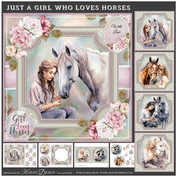 Just A Girl Who Loves Horses Mini Page Kit