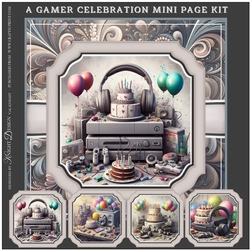 A Gamer Celebration Mini Page Kit